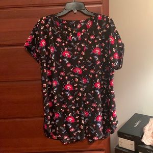 Talbots Floral Print Blouse
